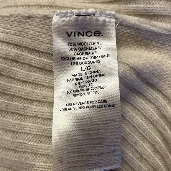 Vince Wool/Cashmere Blend Cardigan - Picture 6 of 6